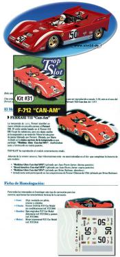 Ferrari Can Am, kit